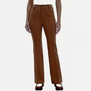 Loft Slim Flare Pants Brown Size 14